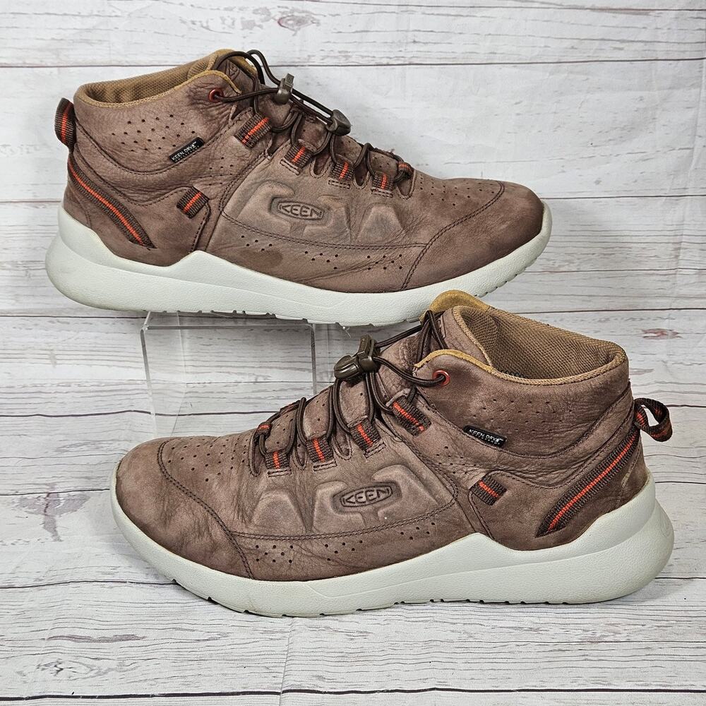 Keen Mens Highland Sneaker Mid Boot Waterproof Hiking Trekking Sz 11 *No insoles